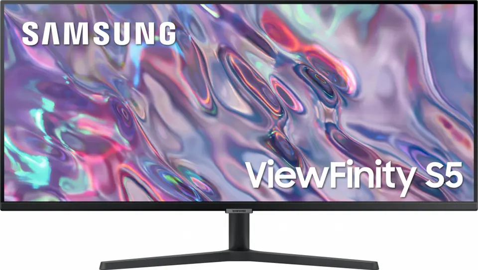 ⁨Monitor SAMSUNG 34" 3440 x 1440 LS34C500GAUXEN Czarny⁩ w sklepie Wasserman.eu