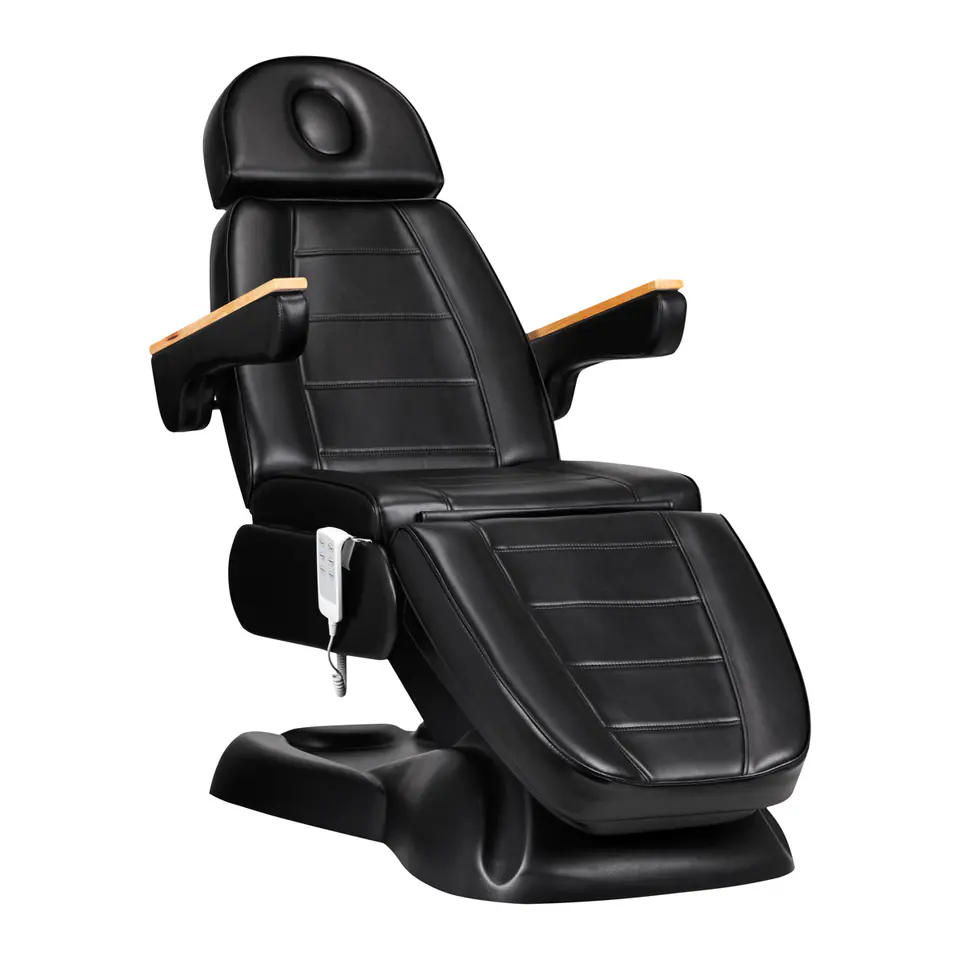⁨Fotel kosmetyczny elektryczny SILLON Lux 273b 3 silniki czarny⁩ w sklepie Wasserman.eu