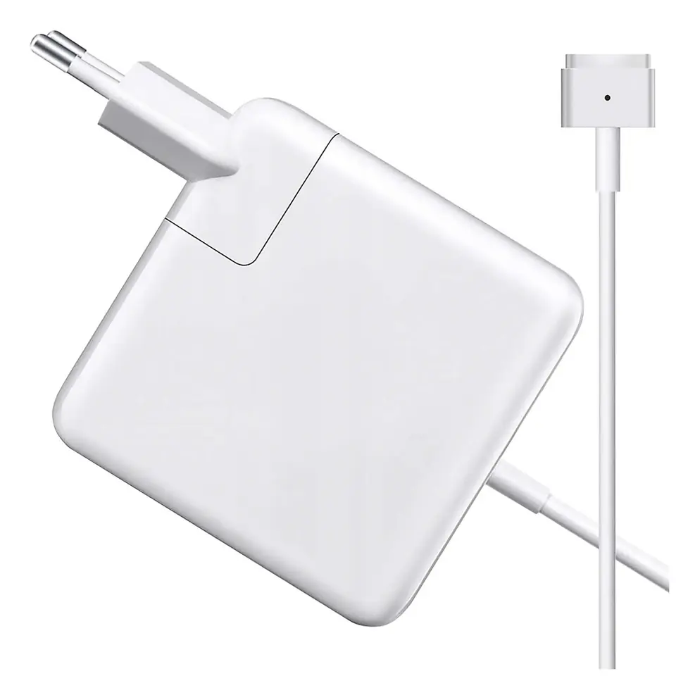 ⁨Ładowarka zasilacz do Apple MacBook Air Pro MagSafe 2 T-type 85W Alogy Charger Biała⁩ w sklepie Wasserman.eu