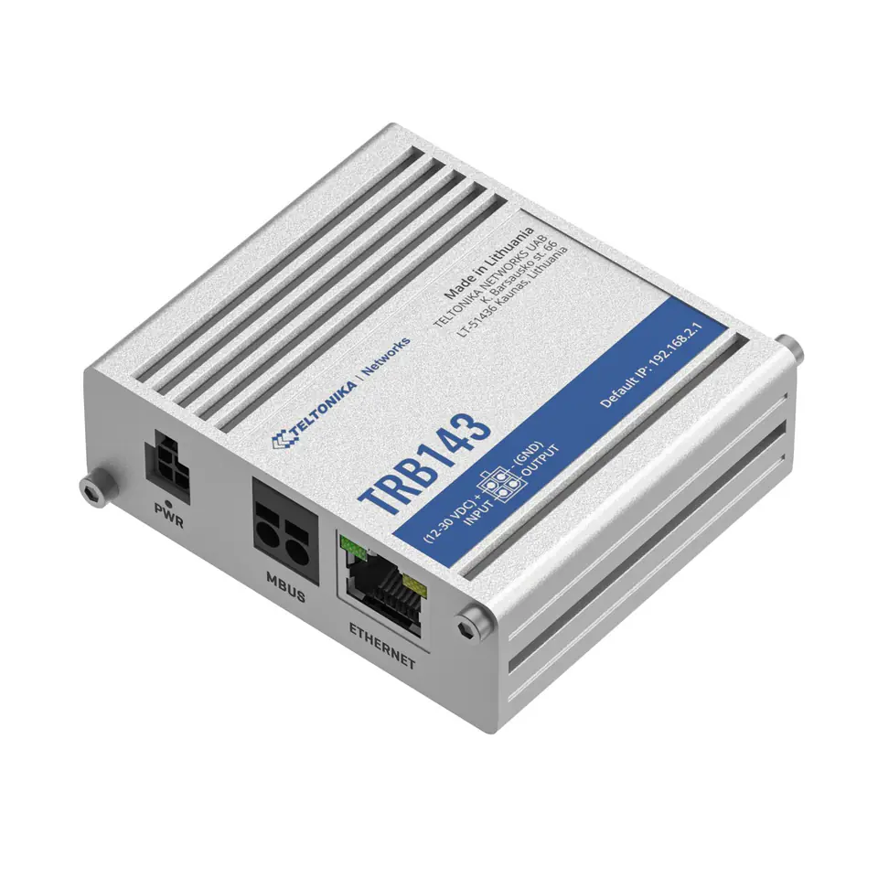 ⁨TELTONIKA TRB143 M-BUS CELLULAR GATEWAY 4G/LTE (Cat 4), 3G, 2G⁩ w sklepie Wasserman.eu