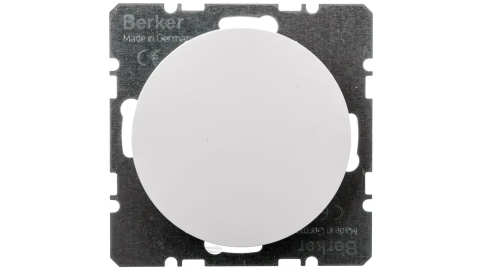 ⁨Berker R.1/R.3 End cap with central element white 10092089⁩ at Wasserman.eu