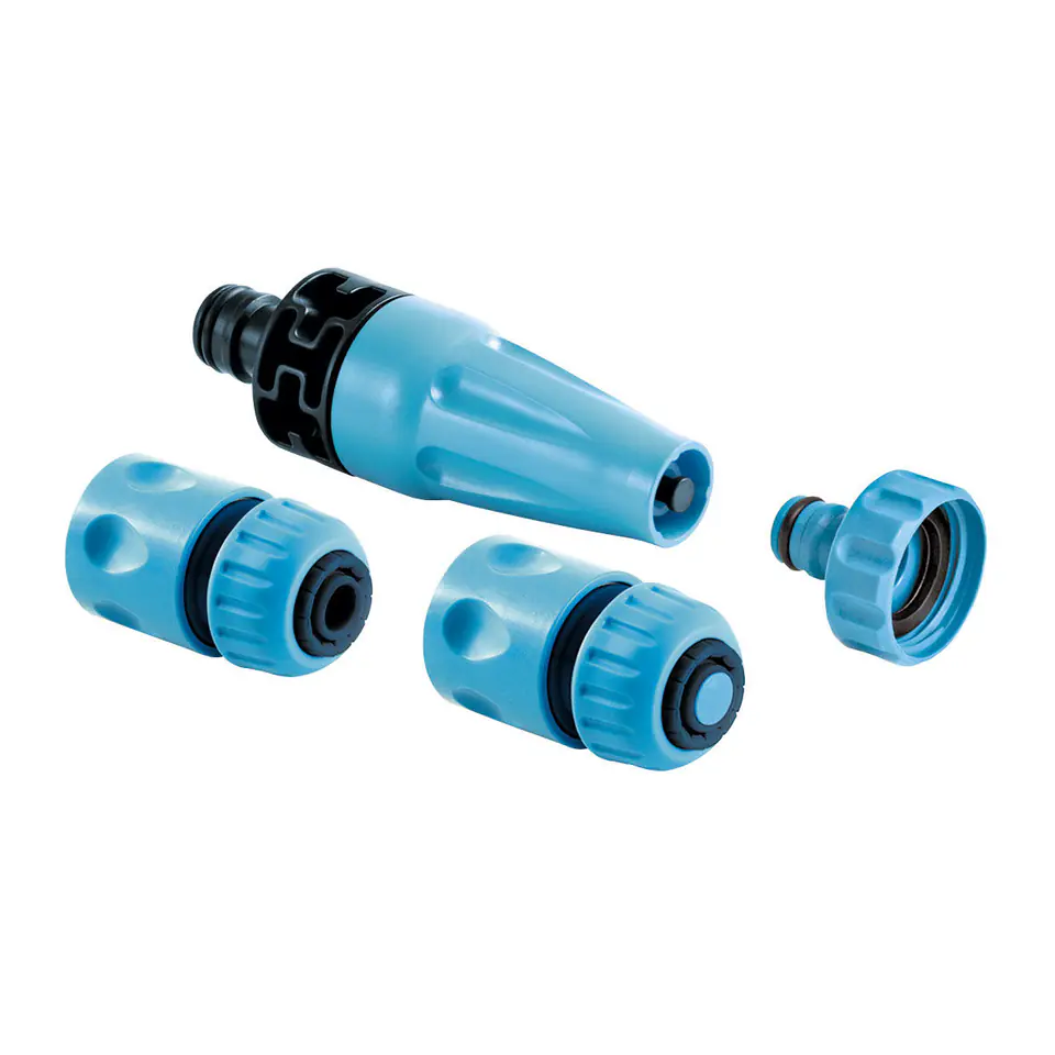 ⁨SET WITH ADJUSTABLE HOSE NOZZLE 1/2" BLISTER⁩ at Wasserman.eu