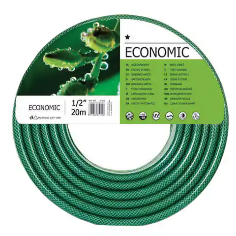 ⁨Wąż ogrodowy z pcw fi=1" dł.50m rolka, economic⁩ w sklepie Wasserman.eu