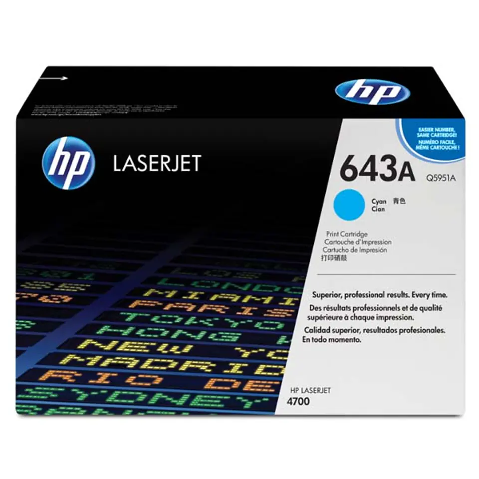 ⁨Toner HP Color LaserJet 4700 cyan⁩ at Wasserman.eu