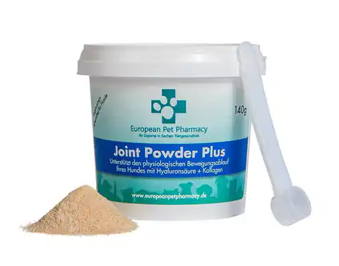⁨EUROPEAN PET PHARMACY Joint Powder Plus - Ergänzung für Ihren Hund - 140 g⁩ im Wasserman.eu