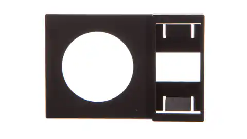 ⁨Ramka opisowa czarna prostokątna bez nadruku Q25TS-X 036601 /20szt./⁩ w sklepie Wasserman.eu