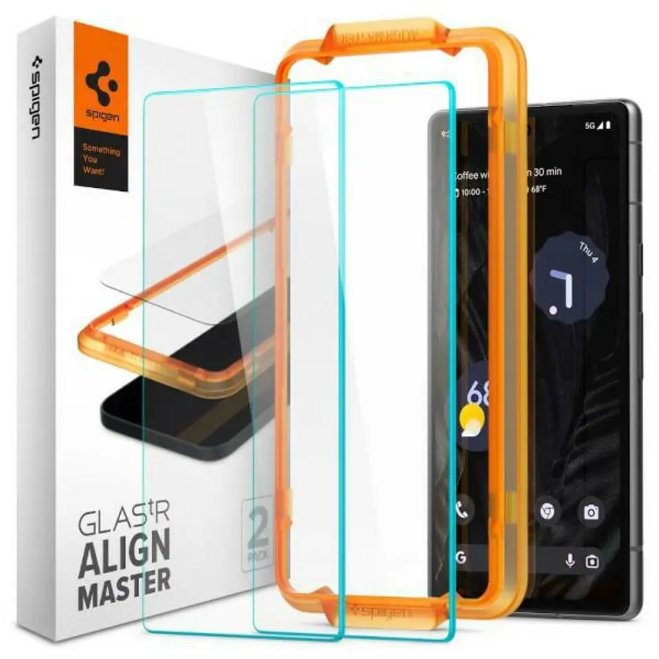 ⁨Spigen ALM Glas.Tr Google Pixel 7A 2szt. szkło hartowane AGL05968⁩ w sklepie Wasserman.eu