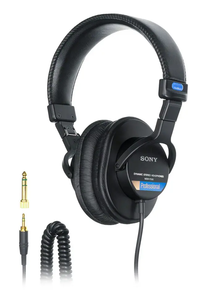 ⁨Sony MDR7506 headphones/headset Wired Head-band Stage/Studio Black⁩ at Wasserman.eu