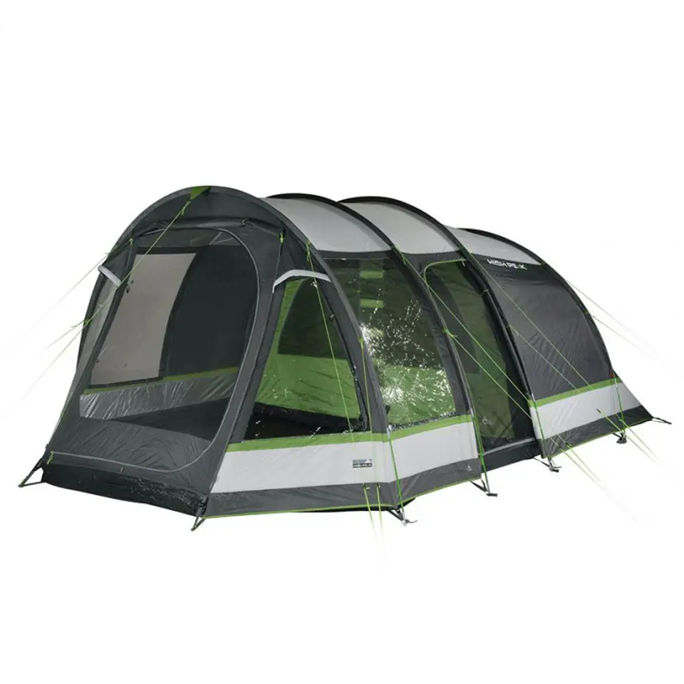 ⁨High Peak Bozen 6.0 Green, Grey, White Tunnel tent 11837⁩ at Wasserman.eu