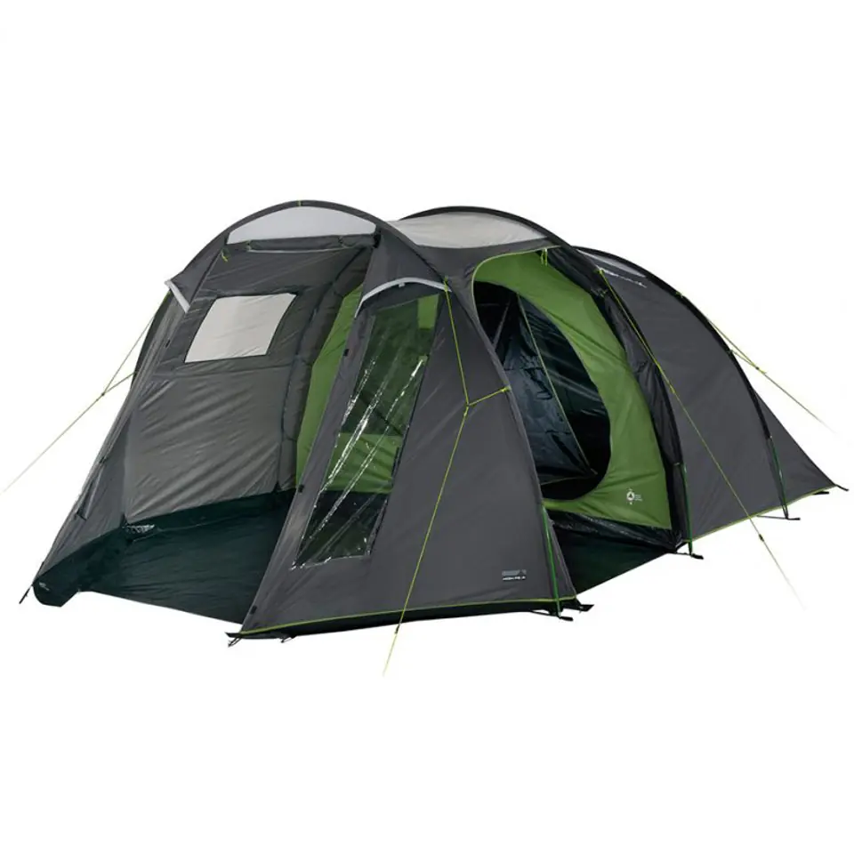 ⁨High Peak Ancona 4.0 Green, Grey, Light grey Tunnel tent⁩ at Wasserman.eu