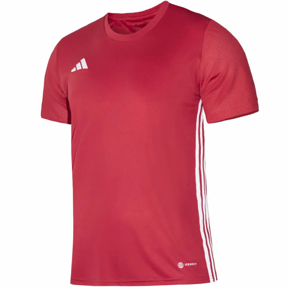 ⁨Koszulka adidas Tabela 23 Jersey Jr (kolor Czerwony, rozmiar 128cm)⁩ w sklepie Wasserman.eu