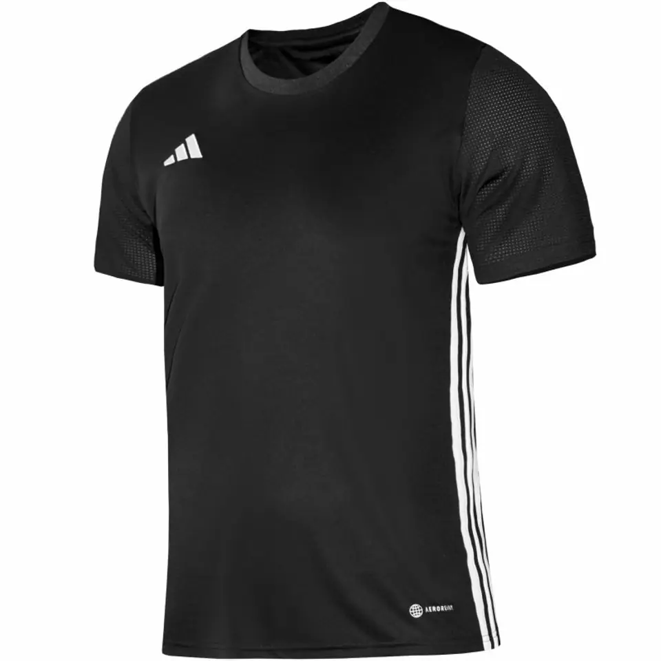 ⁨Koszulka adidas Tabela 23 Jersey M (kolor Czarny, rozmiar XS (168cm))⁩ w sklepie Wasserman.eu