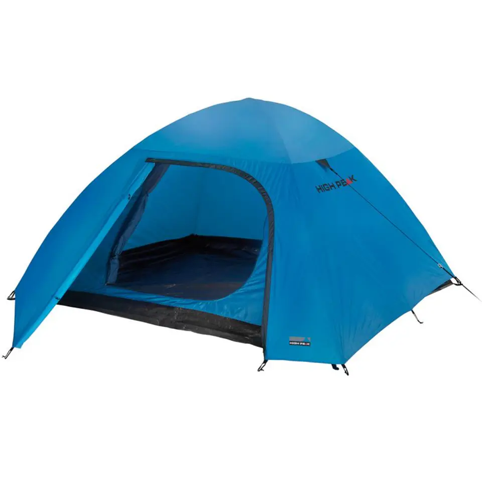 ⁨High Peak Kiruna 4 4 person(s) Blue Pyramid tent 10309⁩ at Wasserman.eu