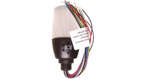 ⁨Wielofunkcyjna kolumna sygnalizacyjna LED z buzzerem 55mm 24V AC/DC IP65 T0-T0-IF5M024ZM05⁩ w sklepie Wasserman.eu