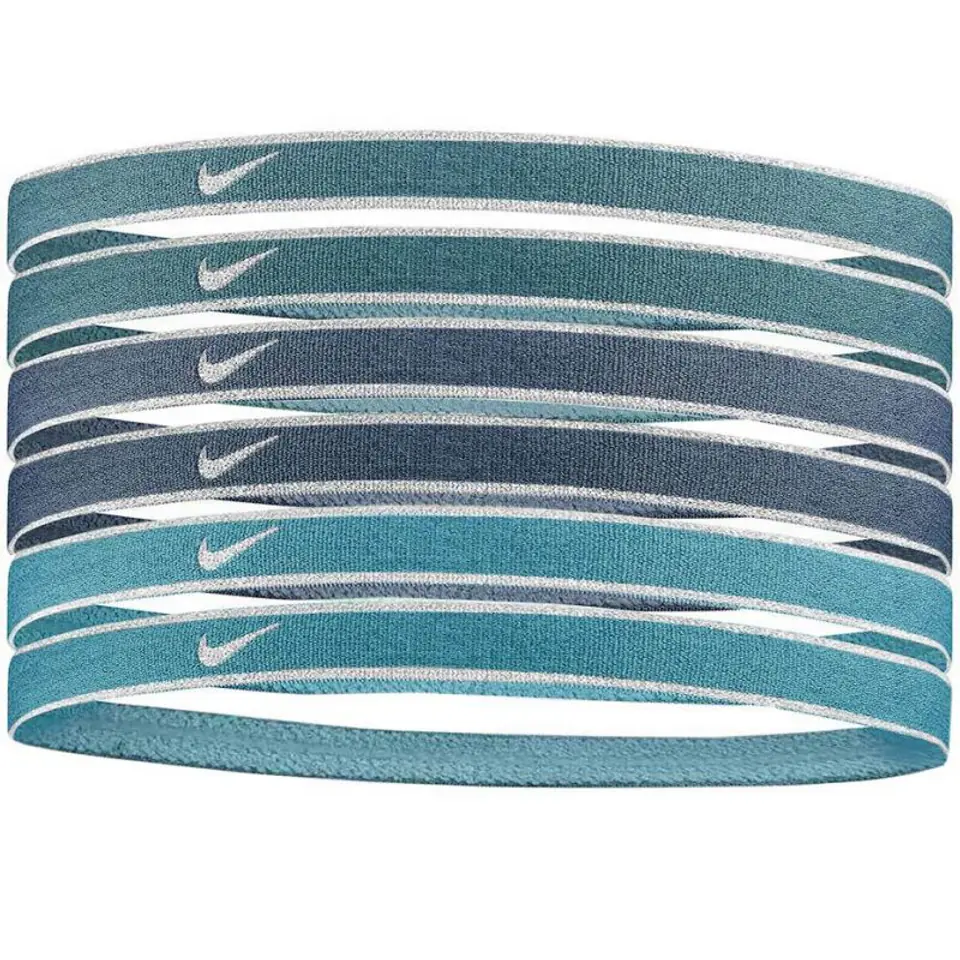 ⁨Opaski na głowę Nike Swoosh Sport 6 szt. N10020214 (kolor Wielokolorowy)⁩ w sklepie Wasserman.eu