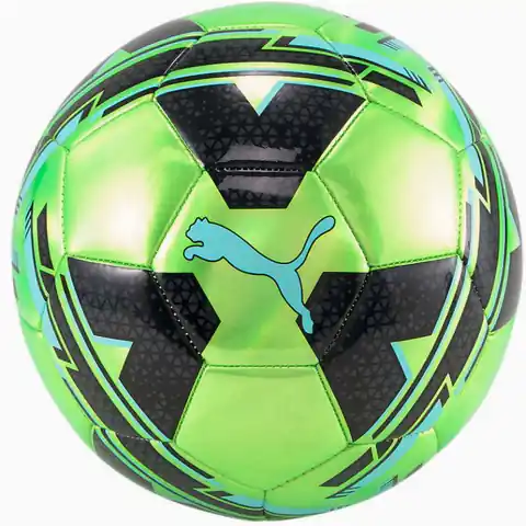 ⁨Piłka Puma Cage ball 083995 (kolor Czarny. Zielony, rozmiar 5)⁩ w sklepie Wasserman.eu