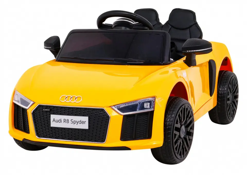⁨Audi R8 na akumulator dla dzieci Żółty + Pilot⁩ w sklepie Wasserman.eu