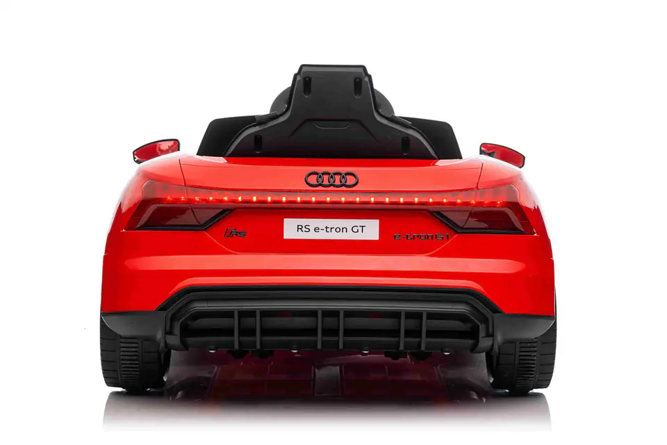 ⁨Audi RS E-Tron GT na akumulator Czerwony + Pilot + Napęd 4x4 + Radio MP3 + LED + EVA⁩ w sklepie Wasserman.eu