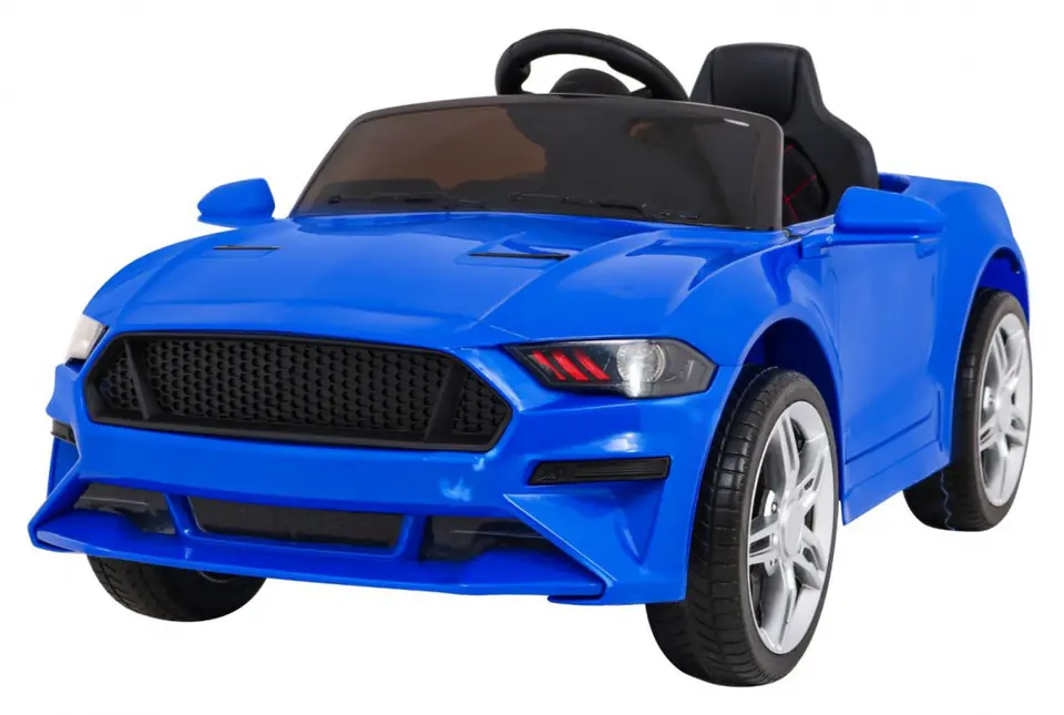 ⁨Autko GT Sport na akumulator dla dzieci Niebieski + Pilot + Wolny Start + Bagażnik + MP3 LED⁩ w sklepie Wasserman.eu