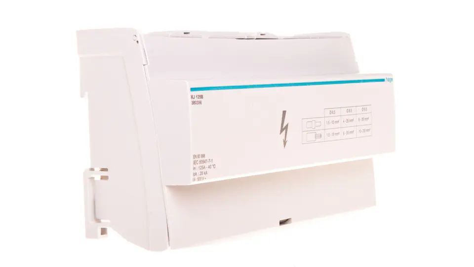 ⁨Blok rozdzielczy 4-biegunowy 125A KJ125B⁩ w sklepie Wasserman.eu