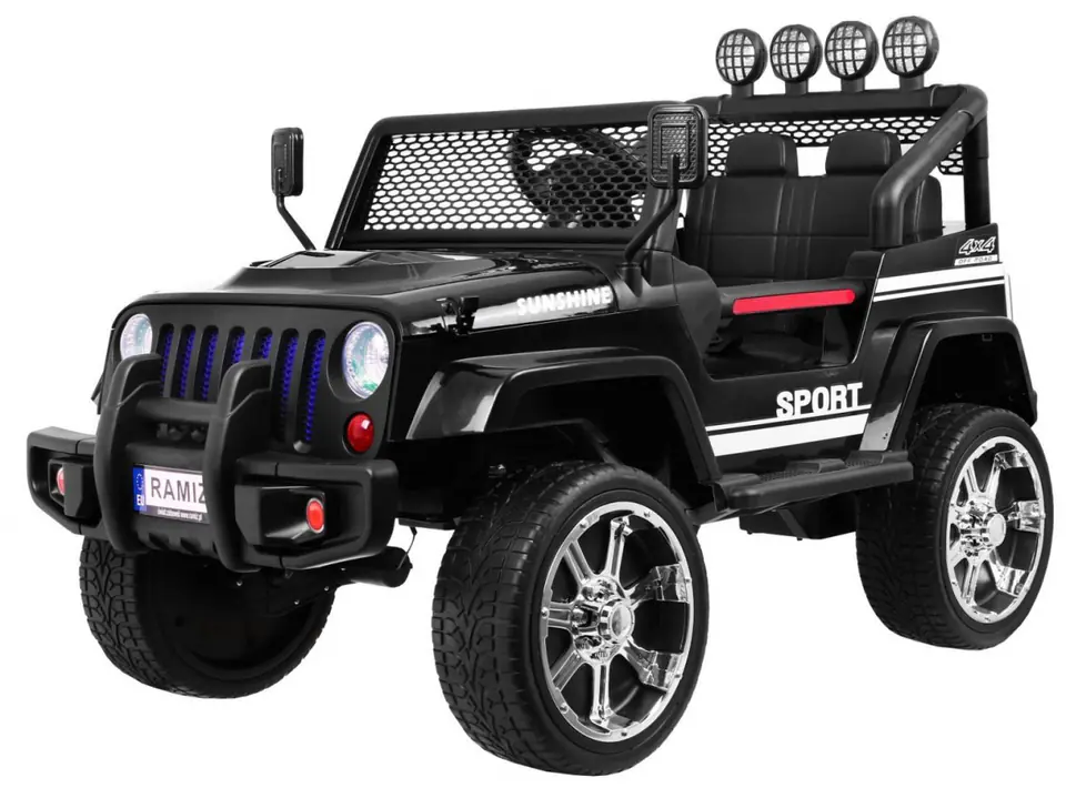 ⁨Autko terenowe Raptor Drifter Czarny + Pilot + Napęd 4x4 + Schowek + Wolny Start + MP3 LED⁩ w sklepie Wasserman.eu