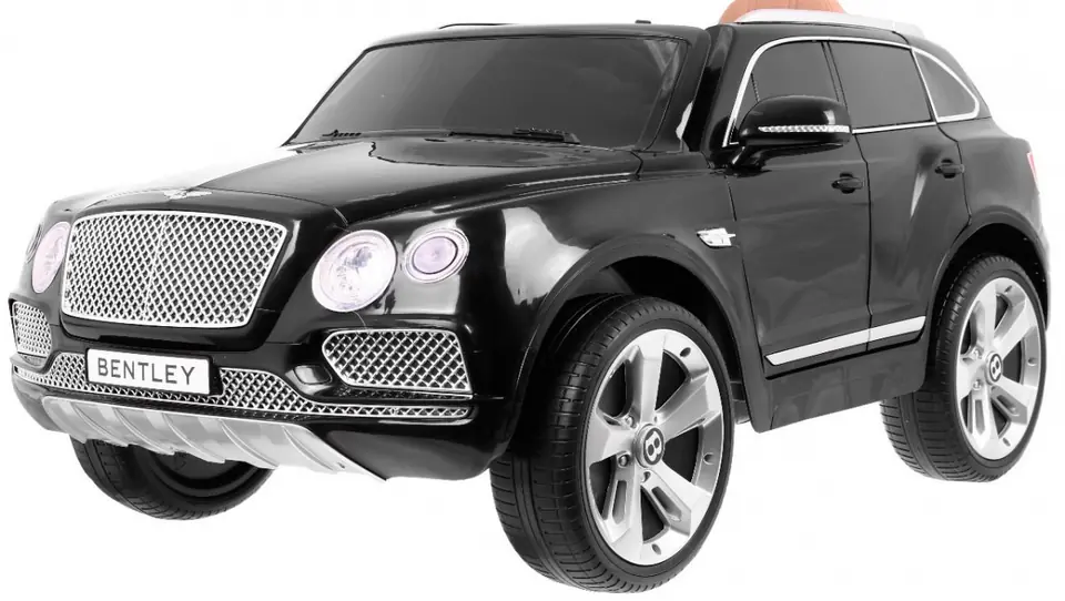 ⁨Auto na akumulator Bentley Bentayga dla dzieci Czarny + Koła EVA + Radio MP3 + Pilot⁩ w sklepie Wasserman.eu