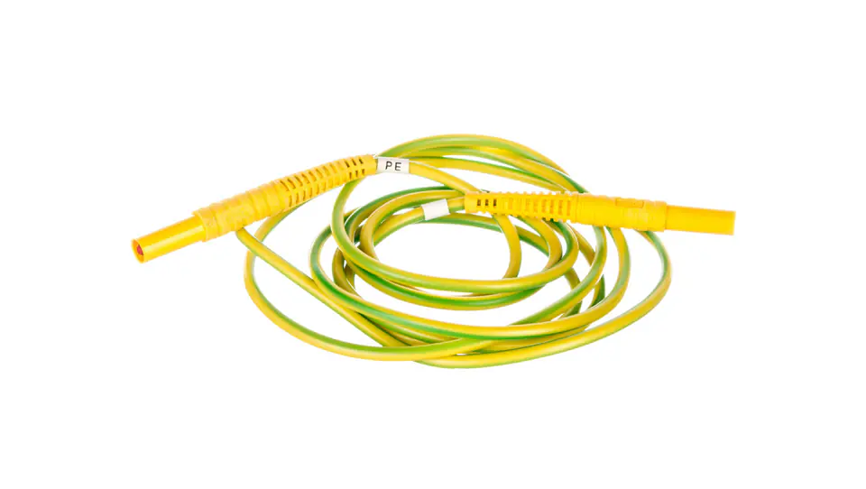 ⁨Test lead 2,2m yellow /banana plugs/ WAPRZ2X2YEBB⁩ at Wasserman.eu