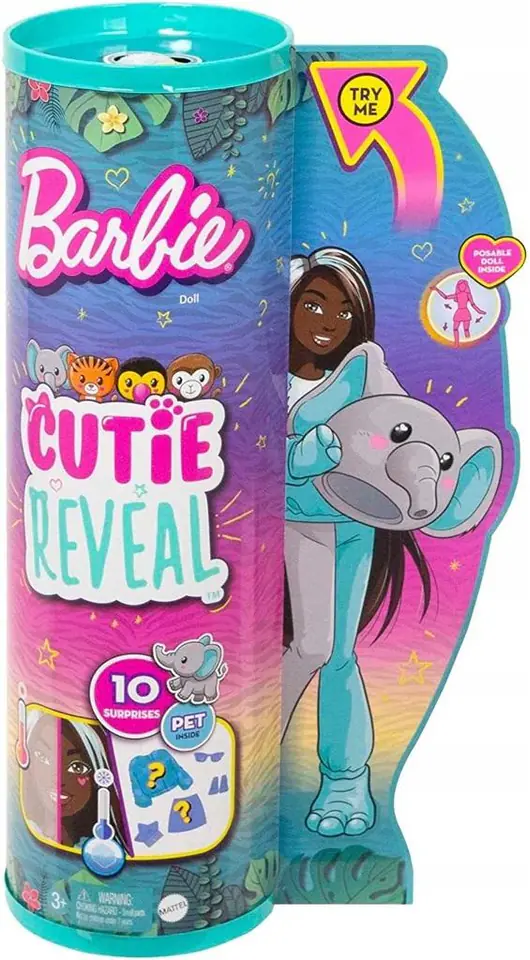⁨Barbie Cutie Reveal seria Dżungla HKP98⁩ w sklepie Wasserman.eu