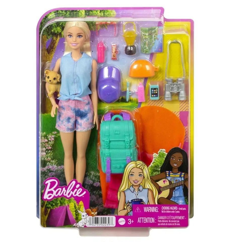 ⁨Barbie Malibu na kempingu lalka+akcesoria⁩ w sklepie Wasserman.eu