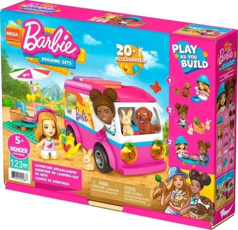 ⁨Barbie Mega Construx Wymarzony kamper⁩ w sklepie Wasserman.eu