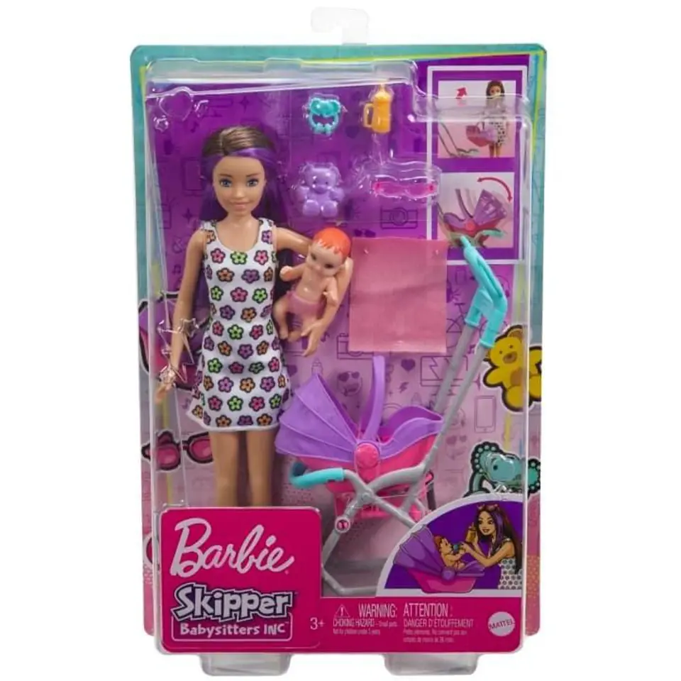 ⁨Barbie Skipper Babysitters Inc. Skipper Babysitters Inc Dolls and Playset⁩ at Wasserman.eu