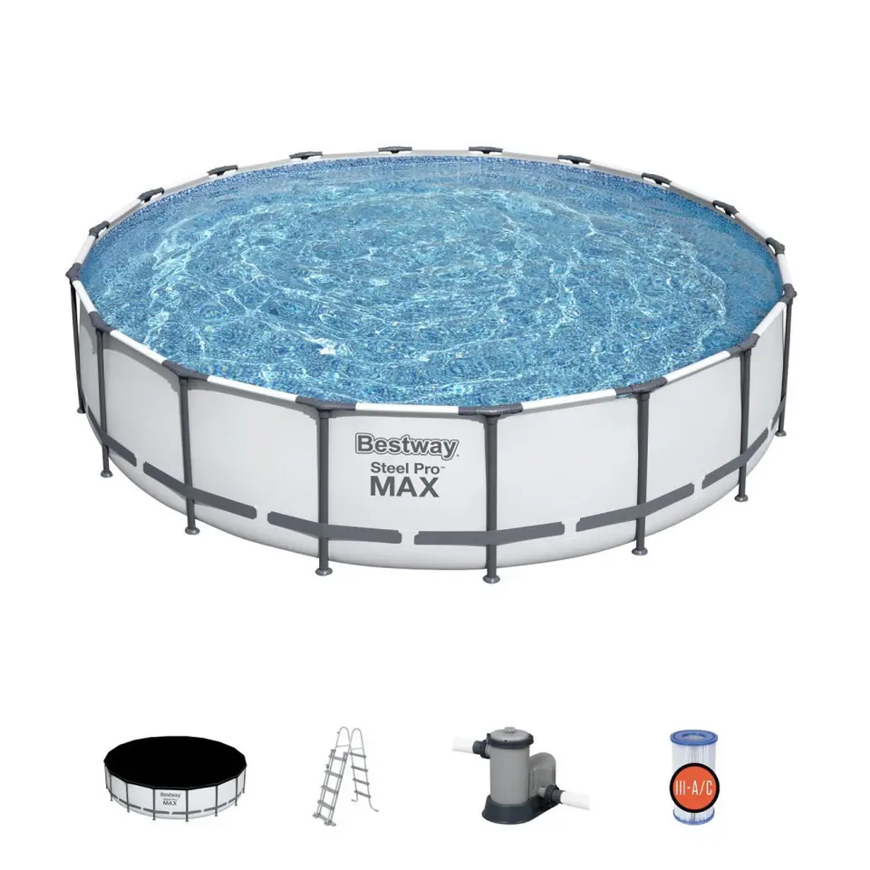 ⁨Bestway Steel Pro 5.49m x 1.22m, Blue⁩ at Wasserman.eu