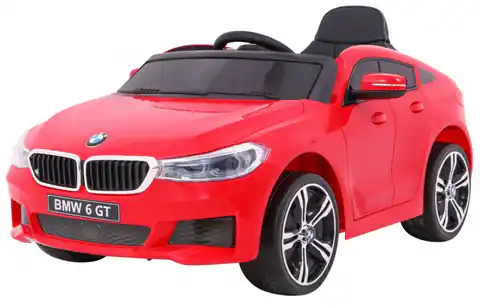 ⁨BMW 6 GT Autko na akumulator Czerwony + Pilot + Wolny Start + EVA + Pasy + LED MP3⁩ w sklepie Wasserman.eu