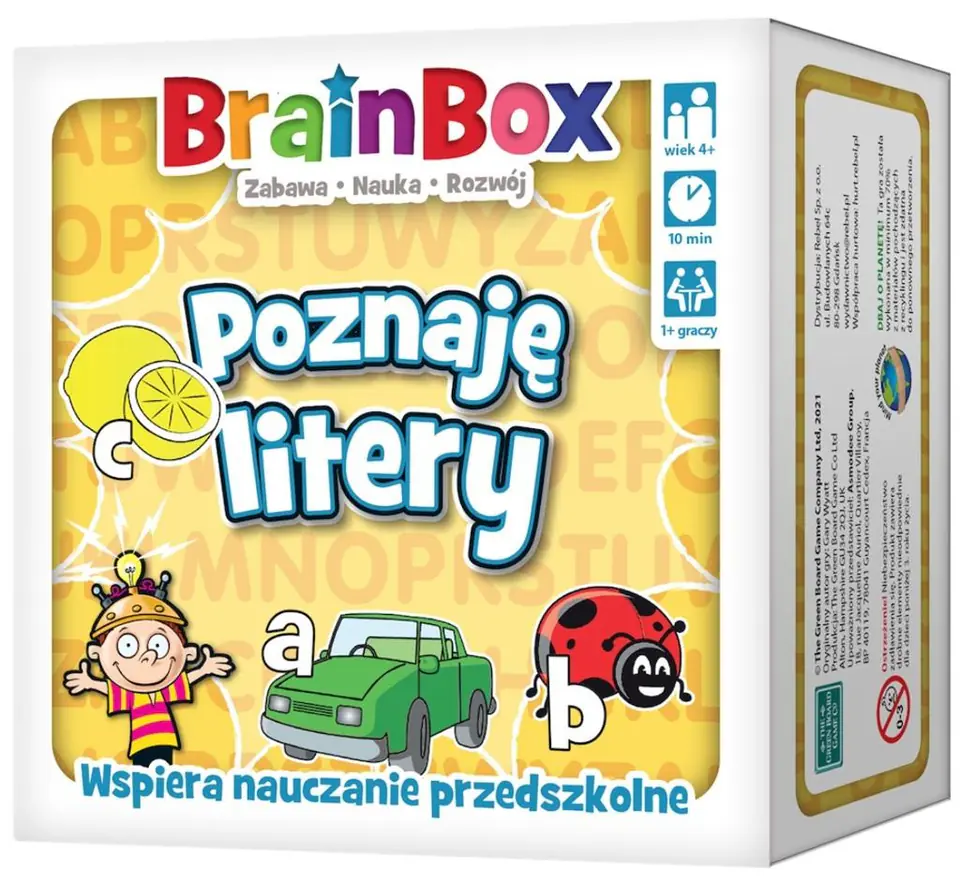 BrainBox game - I recognize the letters at Wasserman.eu