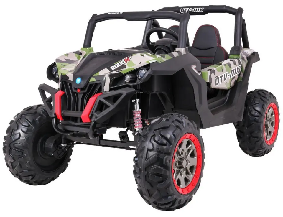 ⁨Buggy SuperStar dla dzieci Moro + MP4 + Napęd 4x4 + Pilot + Bagażnik + LED + Blokada drzwi⁩ w sklepie Wasserman.eu