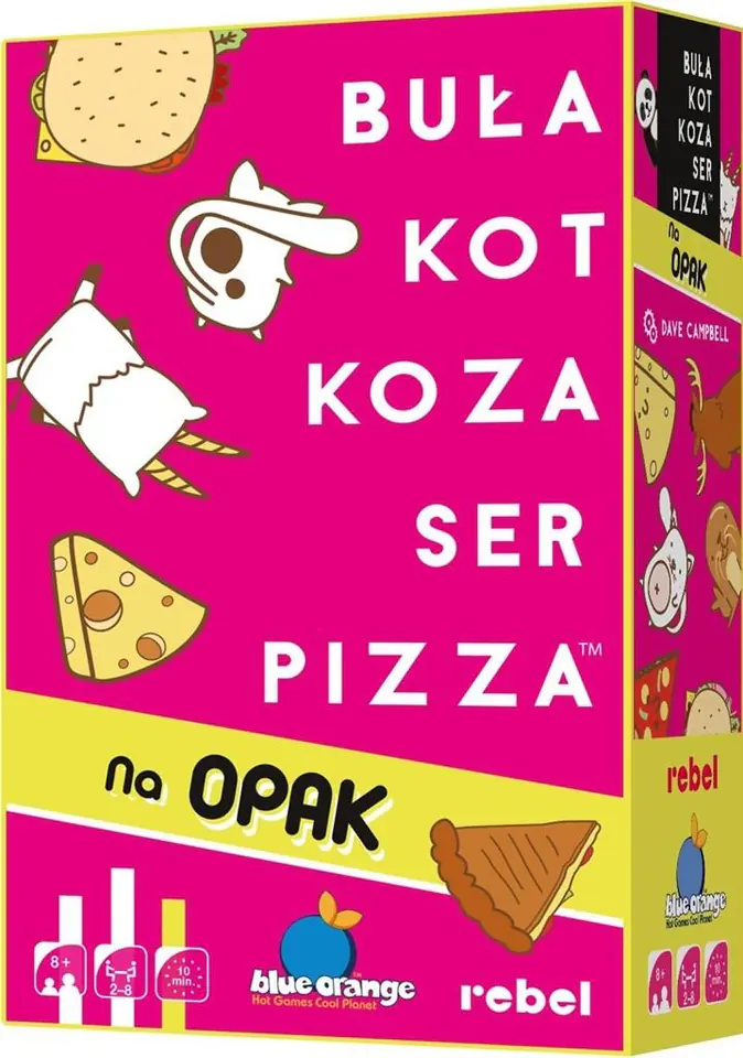 ⁨Buła, Kot, Koza, Ser, Pizza - Na opak REBEL⁩ w sklepie Wasserman.eu