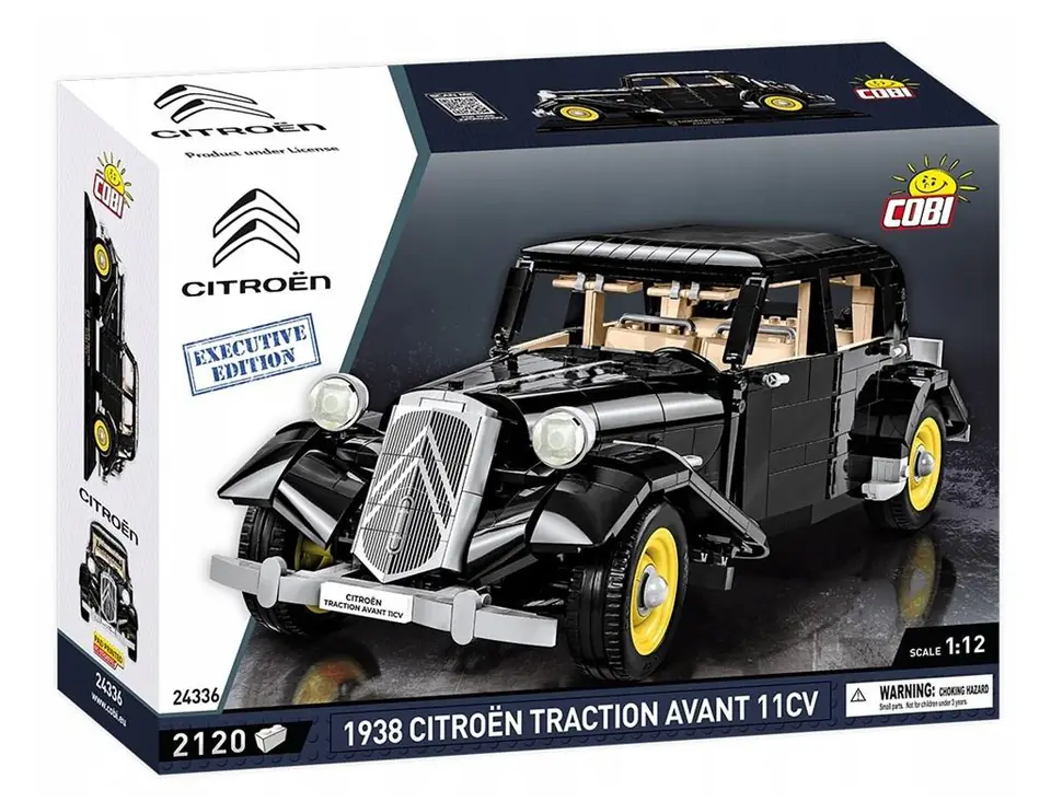 ⁨COBI 24336 Cars Citroen Traction Avant 11CV 1938 Executive Edition 2120 klocków⁩ at Wasserman.eu