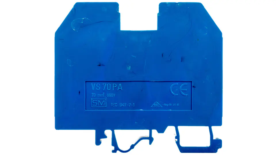 ⁨Thread rail connector 70mm2 blue VS 70 PAN 003901189⁩ at Wasserman.eu