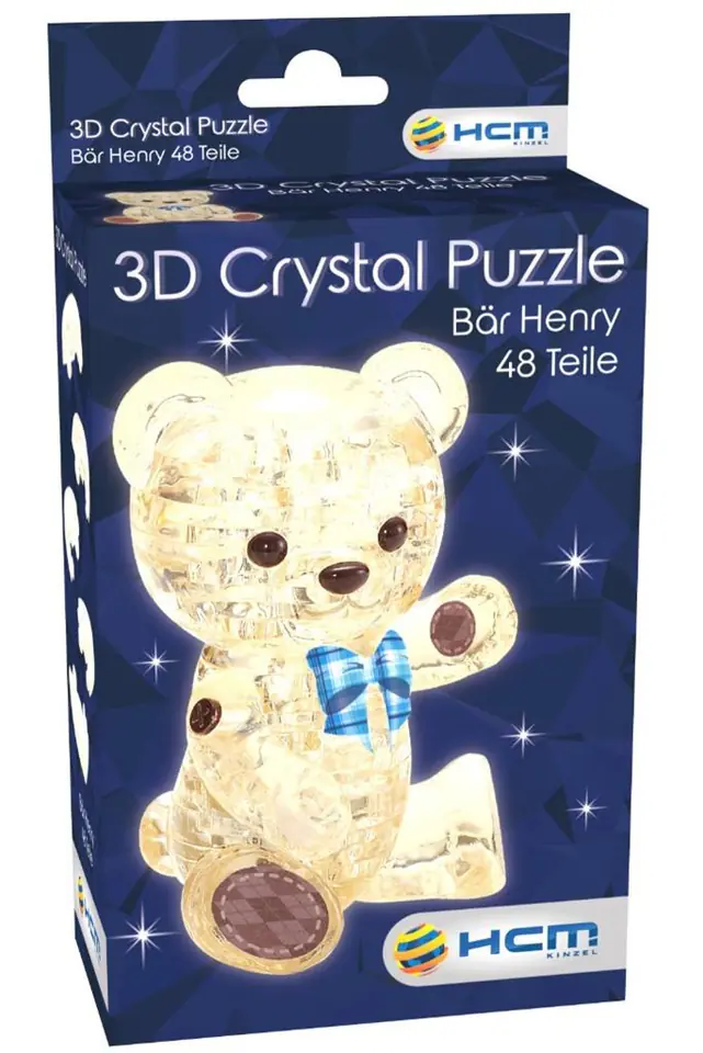 ⁨Crystal puzzle Miś Henry brązowy⁩ w sklepie Wasserman.eu