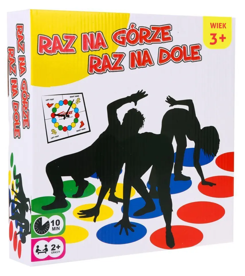 ⁨Duża mata do Gry zręcznościowej dla dzieci 3+ "Raz na Górze Raz na Dole" Utrzymanie równowagi⁩ w sklepie Wasserman.eu