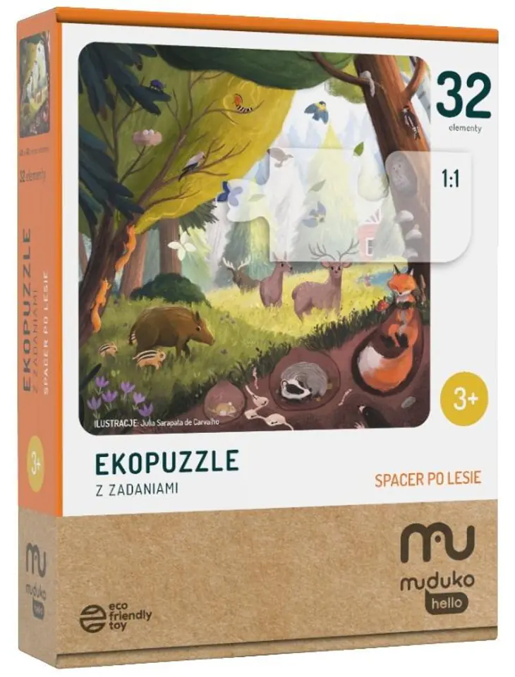 ⁨Ekopuzzle 32 Spacer po lesie MUDUKO⁩ w sklepie Wasserman.eu