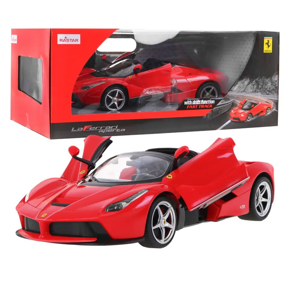 ⁨Ferrari LaFerrari Aperta czerwone RASTAR model 1:14 Zdalnie sterowane auto + pilot 2,4 GHz⁩ w sklepie Wasserman.eu