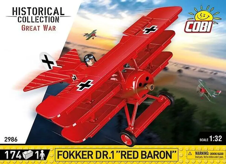 ⁨Blocks Fokker Dr.1 Red Baron⁩ at Wasserman.eu