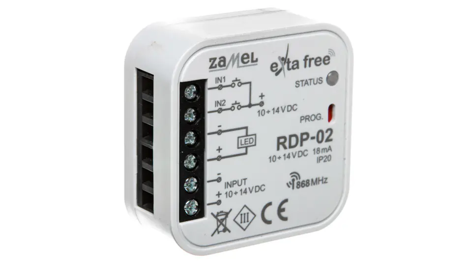 ⁨Sterownik LED jednokolorowy RDP-02 EXF10000089⁩ w sklepie Wasserman.eu