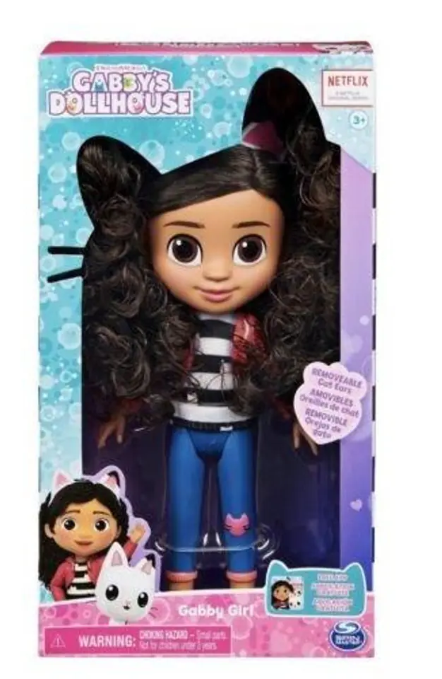 ⁨Gabby's Dollhouse 8-inch Gabby Girl Doll, Kids Toys for Ages 3 and up⁩ at Wasserman.eu