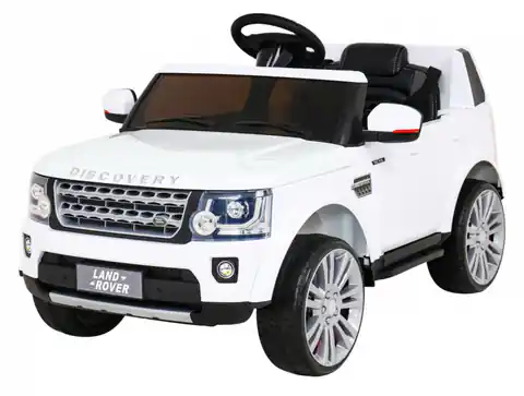 ⁨Land Rover Discovery Autko elektryczne dla dzieci Biały + Pilot + Koła EVA + Wolny Start + Radio MP3⁩ w sklepie Wasserman.eu