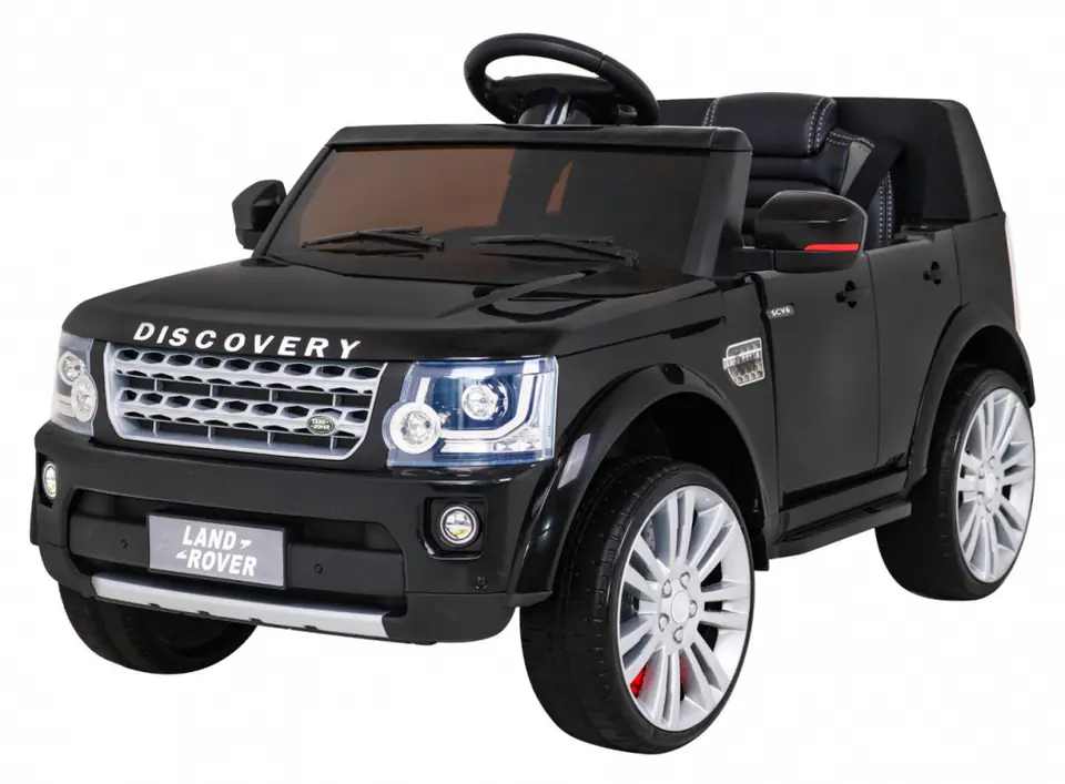 ⁨Land Rover Discovery Autko elektryczne dla dzieci Czarny + Pilot + Koła EVA + Wolny Start + Radio MP3⁩ w sklepie Wasserman.eu