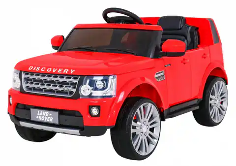 ⁨Land Rover Discovery Autko elektryczne dla dzieci Czerwony + Pilot + Koła EVA + Wolny Start + Radio MP3⁩ w sklepie Wasserman.eu