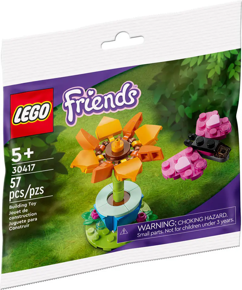 ⁨LEGO 30417 Friends Ogrodowy kwiat i motyl⁩ w sklepie Wasserman.eu