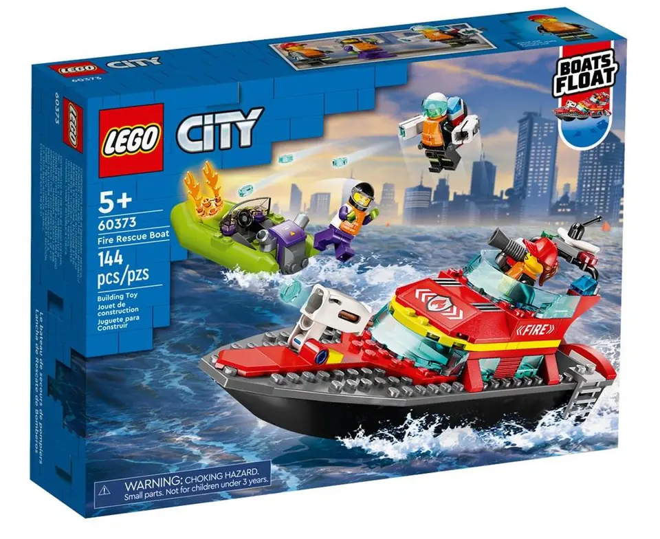 ⁨LEGO(R) CITY 60373 Łódź strażacka⁩ w sklepie Wasserman.eu